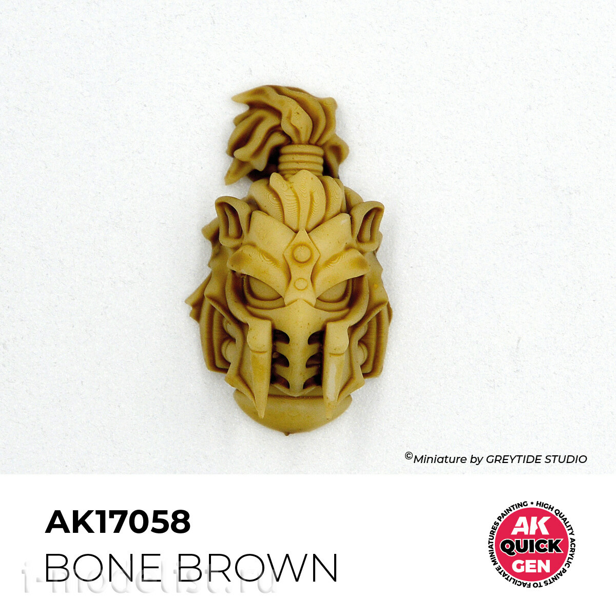 AK17058 AK Interactive Краска акриловая QUICK GEN - Костяно-коричневый / BONE BROWN