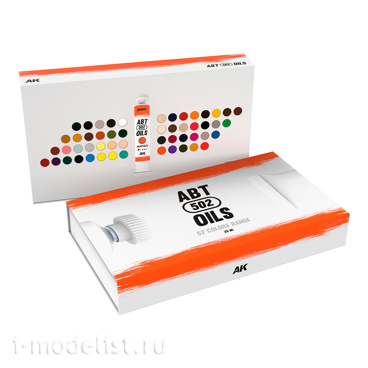 AKABT1000 Abteilung 502 Полный набор из 52 масляных красок / SPECIAL BOX FULL RANGE ABT 502 OILS
