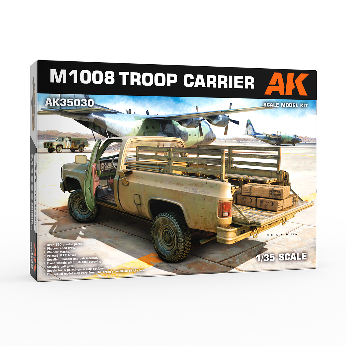 AK35030 AK Interactive 1/35 Броnotранспортер M1008 / M1008 Troop Carrier