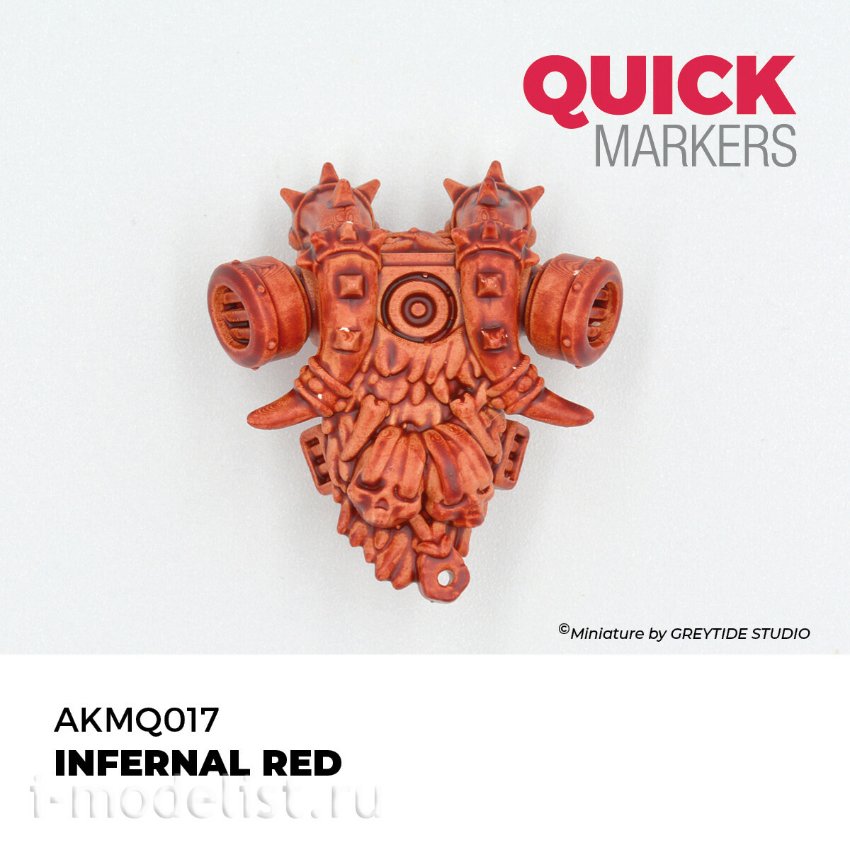 AKMQ017 AK Interactive Маркер QUICK MARKER - Адский красный / Infernal Red
