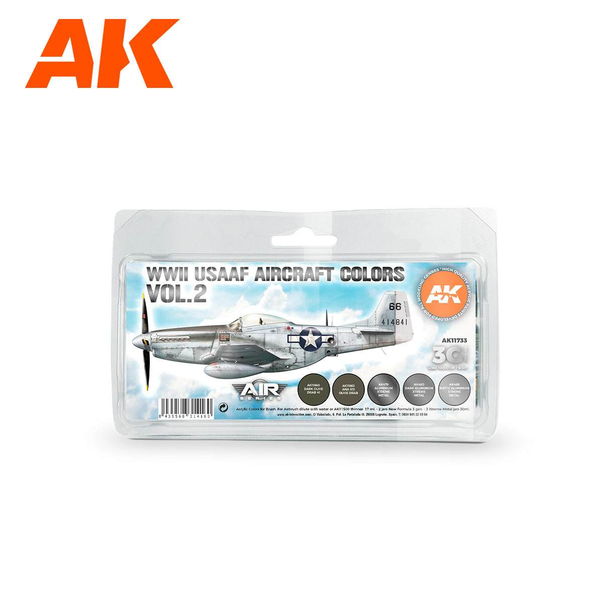 AK11733 AK Interactive Set of acrylic paints 