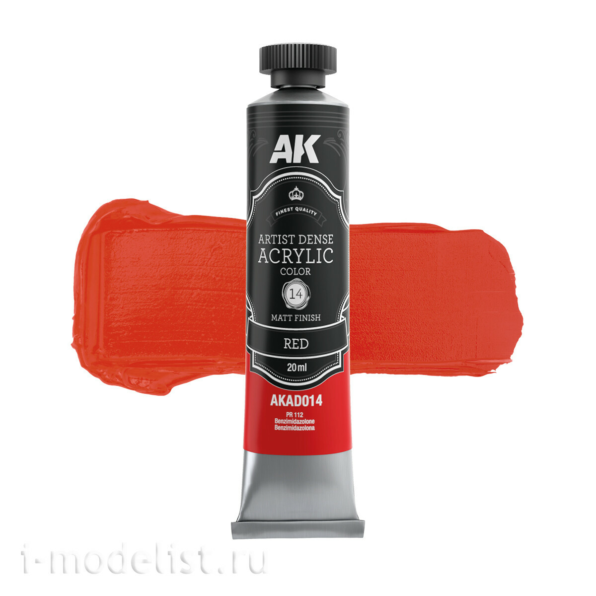 AKAD107 AK Interactive Набор красок красных цветов – хуtoжественный плfromный акрил / Red Color Set – Artistic Dense Acrylic Color
