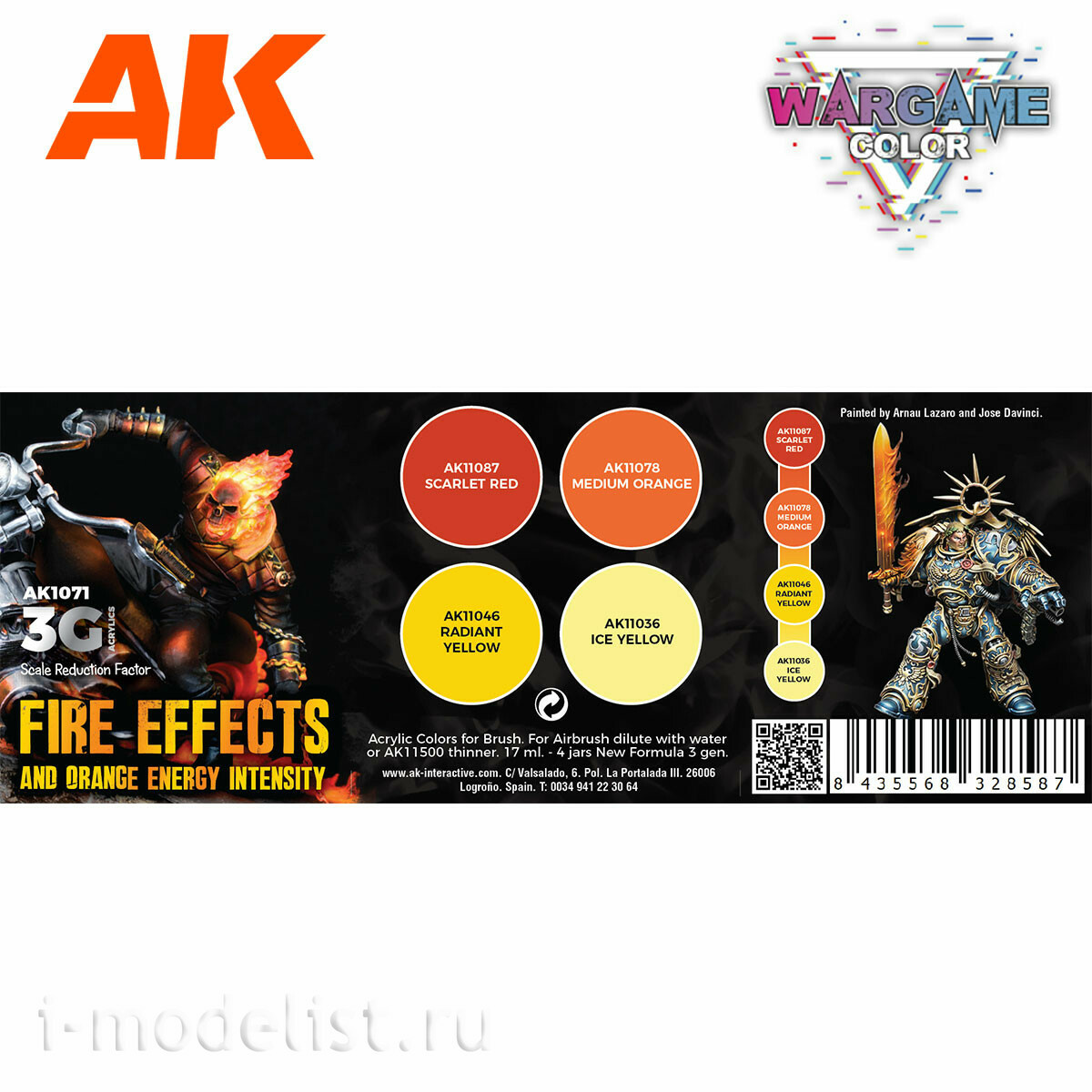 AK1071 AK Interactive Acrylic paint set 