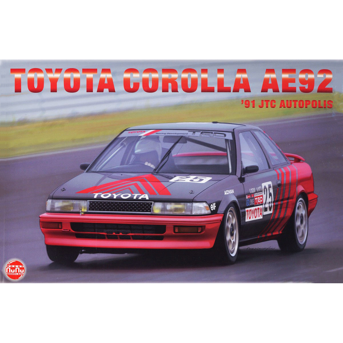 PN24025 NuNu 1/24 Toyota Corolla AE92 '91 JTC Autopolis