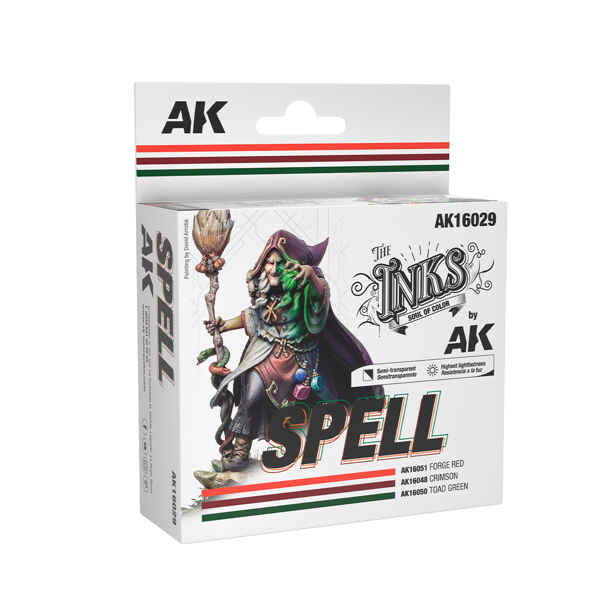 AK16029 AK Interactive Набор акриловых красок INK - Заклинание / Spell