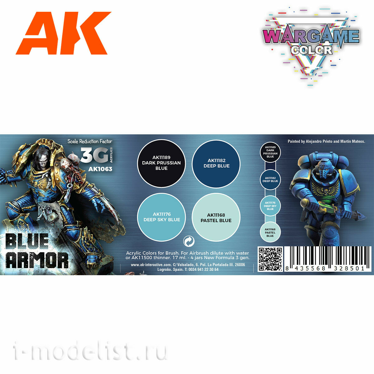 AK1063 AK Interactive Acrylic Paint set 
