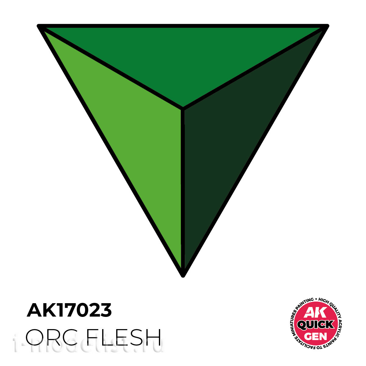 AK17023 AK Interactive Краска акриловая QUICK GEN - Плfromь орка / ORC FLESH