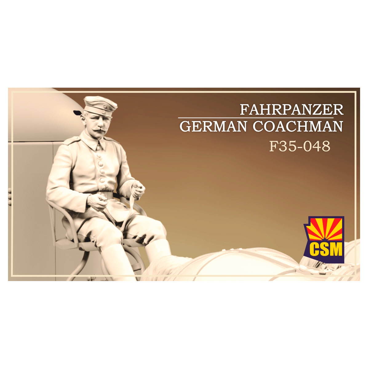 F35-048 Copper State Models 1/35 Notмецкий кучер для Fahrpanzer