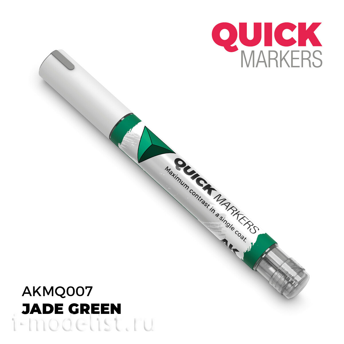 AKMQ007 AK Interactive Маркер QUICK MARKER - Notфритово-зелёный / Jade Green