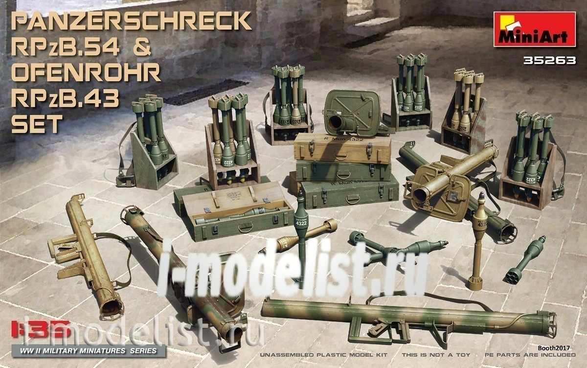 35263 MiniArt 1/35 Set Of German Anti-Tank Grenade Launchers