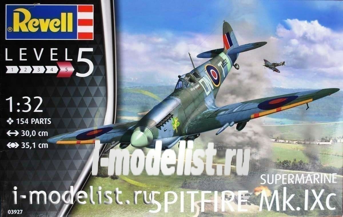 03927 Revell 1/32 British fighter Spitfire Mk. World war II IXC
