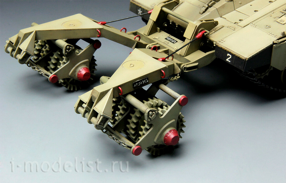 TS-005 Meng 1/35 Israel Main Battle Tank Merkava Mk.3 BAZ with Nochri Dalet Mine Roller System