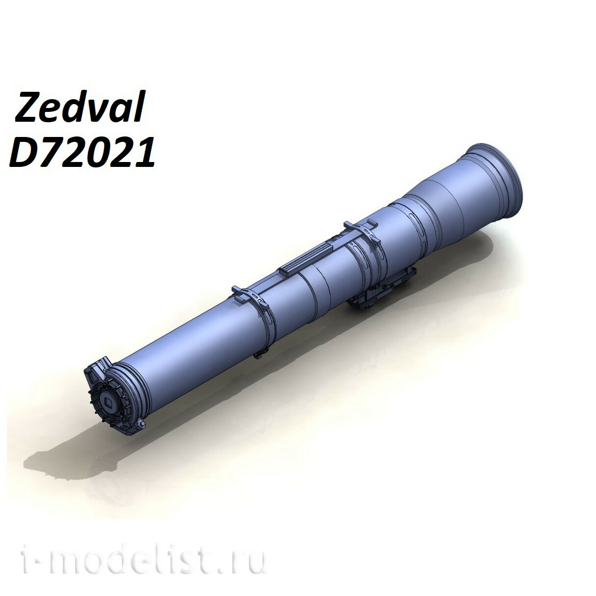 D72021 Zedval 1/72 Контейнер ПТУР 9М113 «Конкурс»