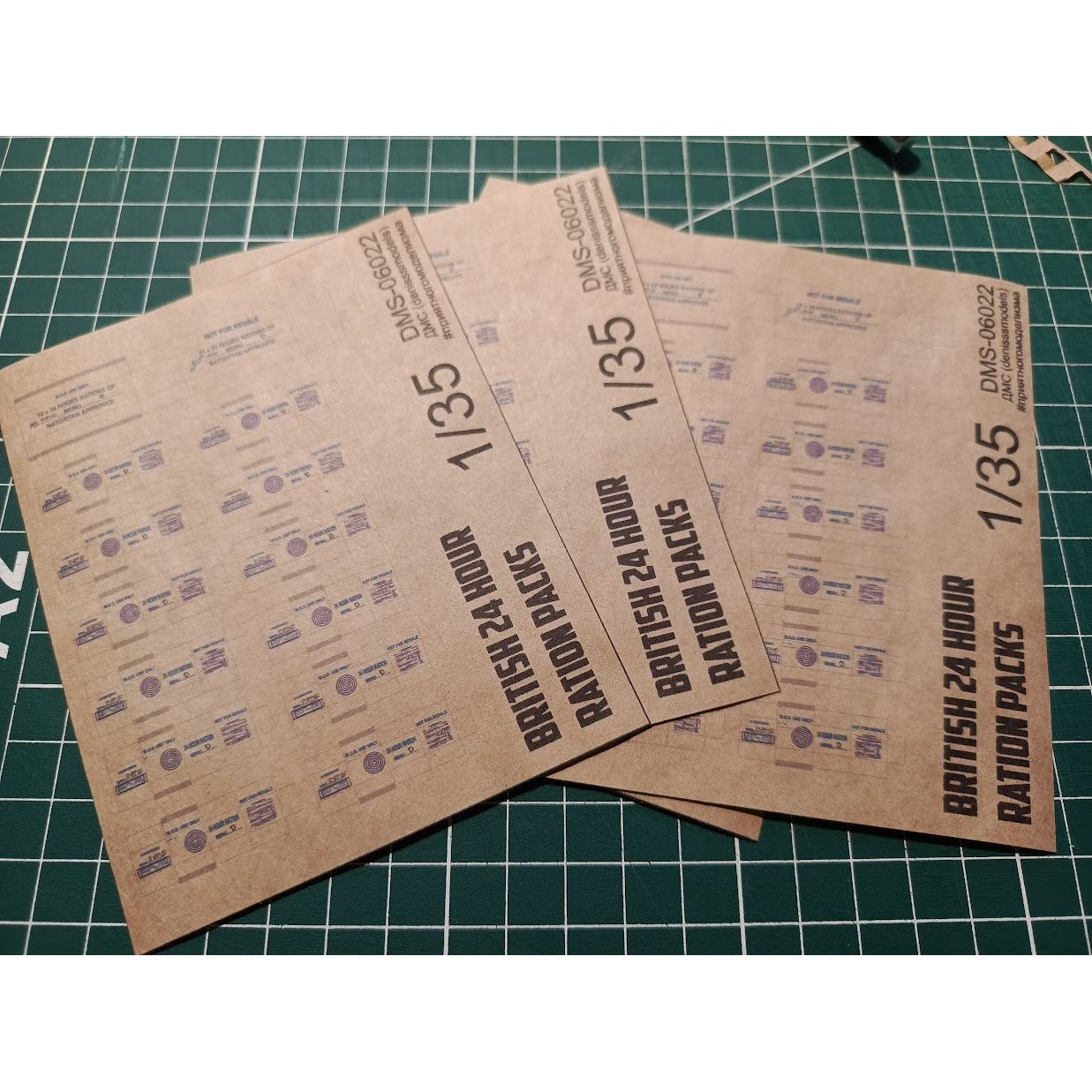 DMS-06022 ДМС 1/35 Британские рационы на 24 часа