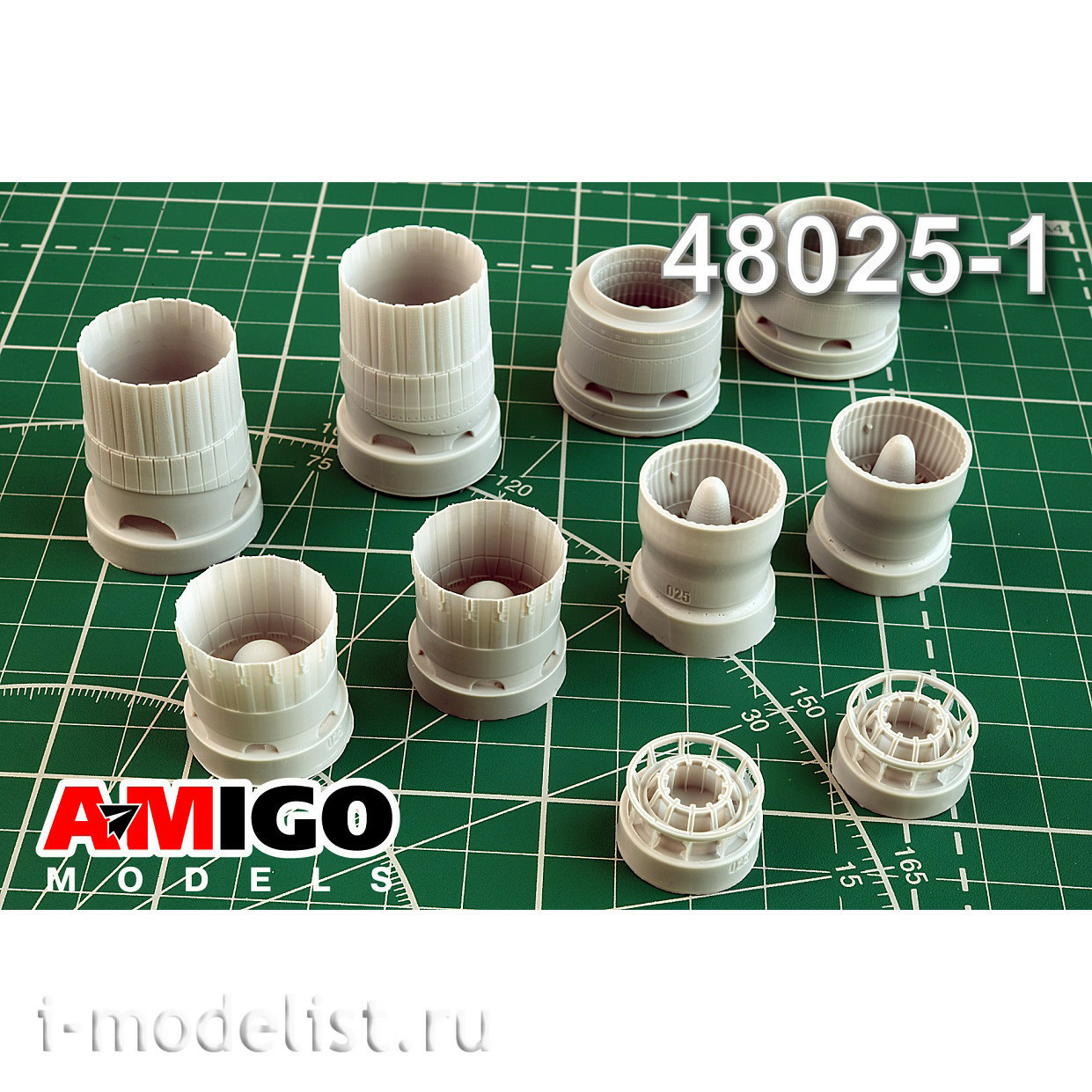 AMG48025-1 Amigo Models 1/48 C-35C (G. W. H.) Jet nozzles of the Al-41F1S engine