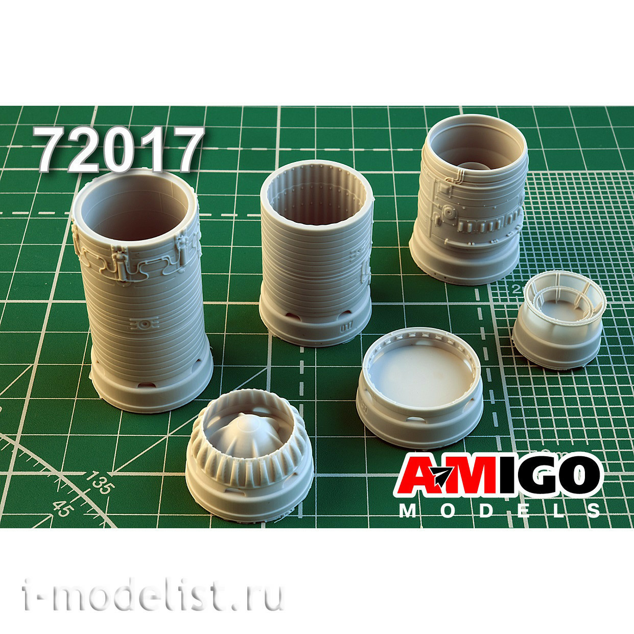 AMG72017 Amigo Models 1/72 С-7, С-9, С-11 Jet nozzle of the AL-7F engine
