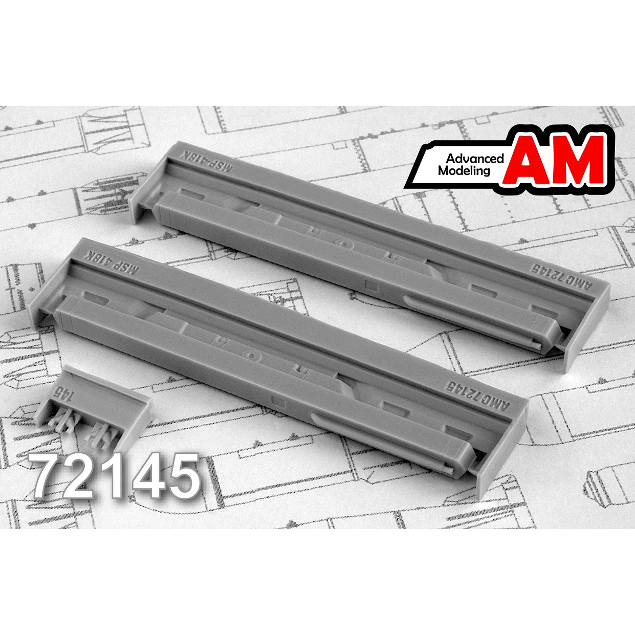 АМС72145 Advanced Modeling 1/72 МСП-418К малогабаритная станция помех