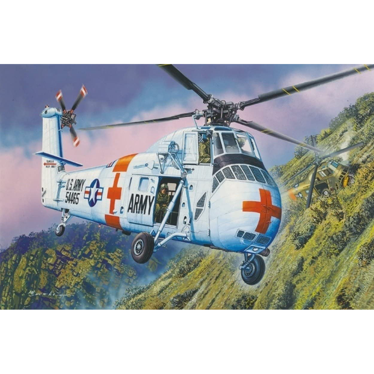 02883 Trumpeter 1/48 Army helicopter CH-34 US ARMY 