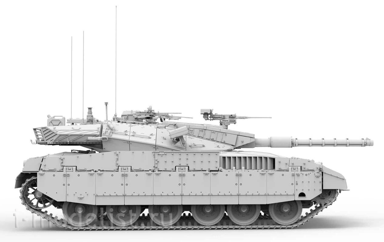 BT-037 Border Model 1/35 Israeli Merkava Mk tank.2D with full interior