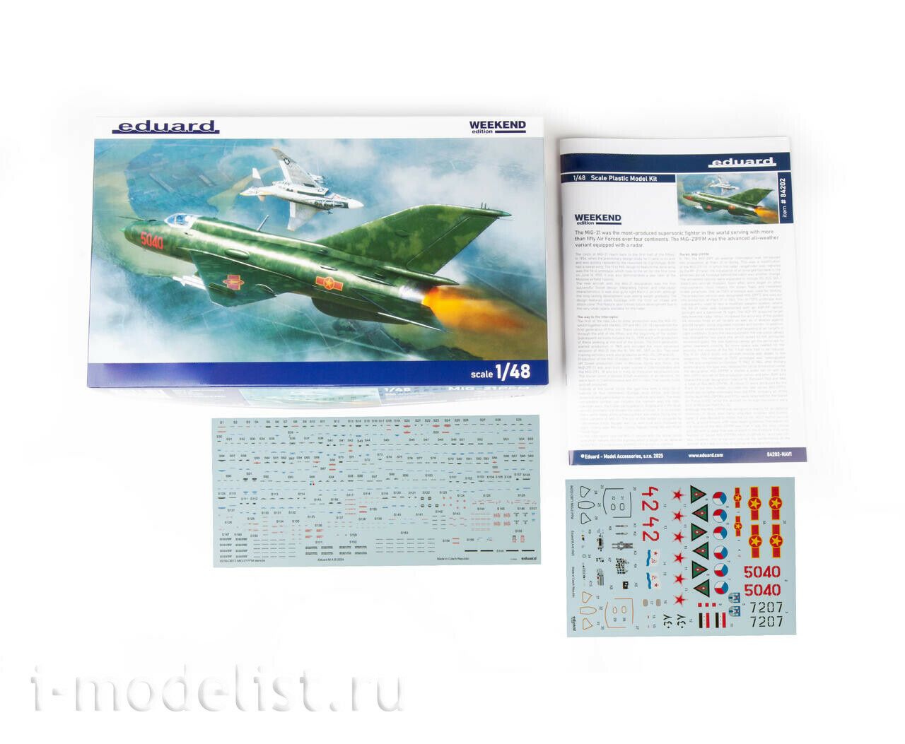 84202 Eduard 1/48 Советский истребитель MiGG-21PFM (Weekend)