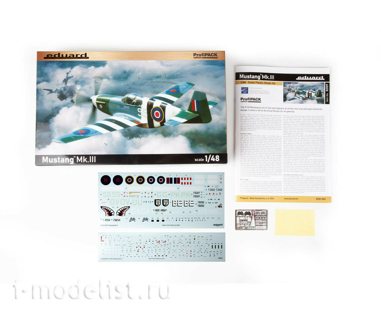 82109 Eduard 1/48 Американский истребитель Mustang Mk. III (ProfiPACK)