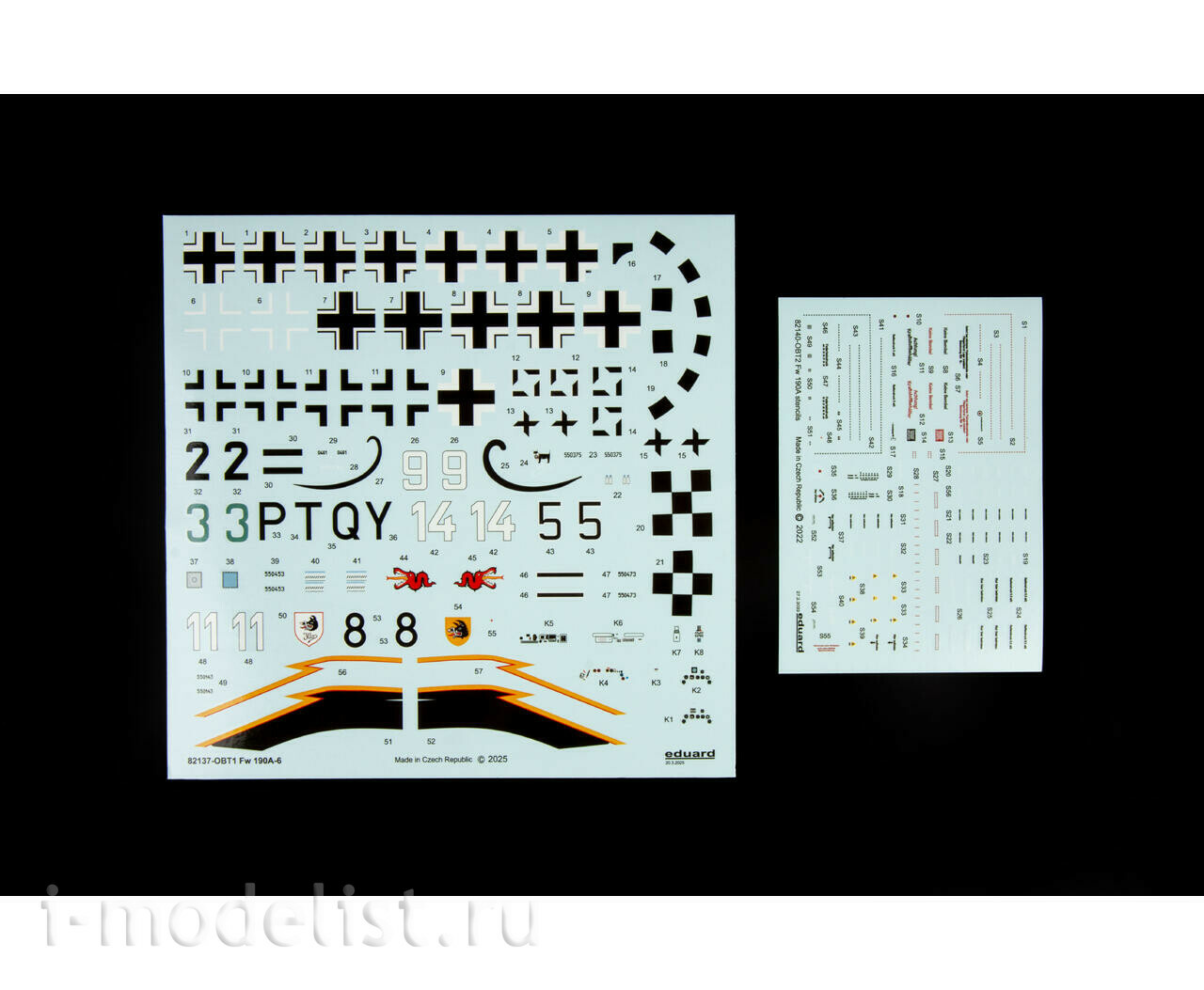 82137 Eduard 1/48 Notмецкий истребитель Fw 190A-6 (ProfiPACK)