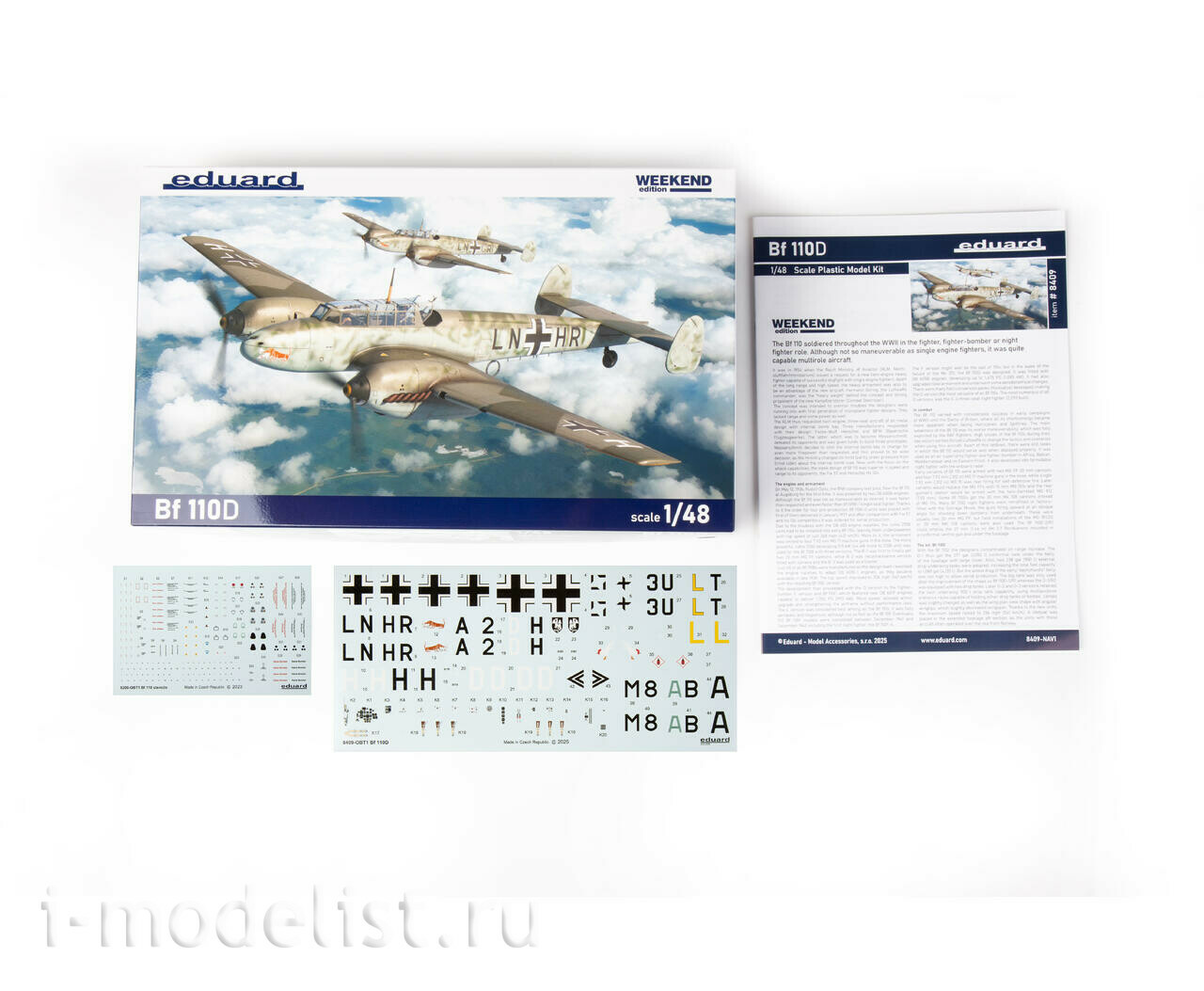 8409 Eduard 1/48 Notмецкий истребитель Bf 110D (Weekend)