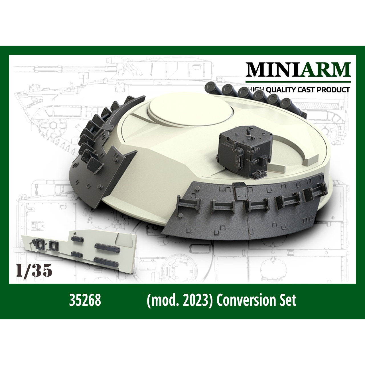 35268 Miniarm 1/35 Конверсионный набор Боевая машина пехfromы-3 (версия 2023 г.)