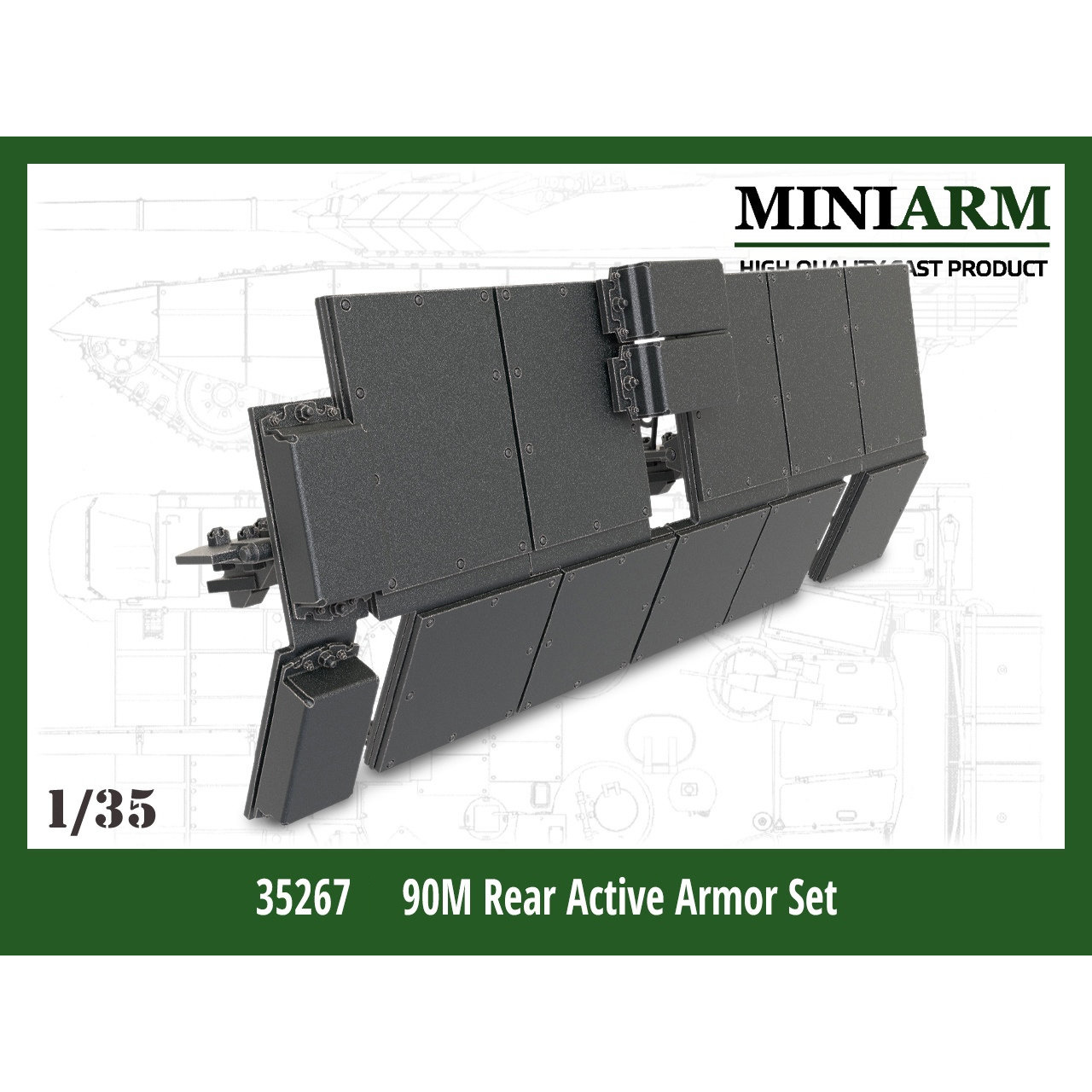 35267 Miniarm 1/35 Aft Armor Set for T-90M Tank