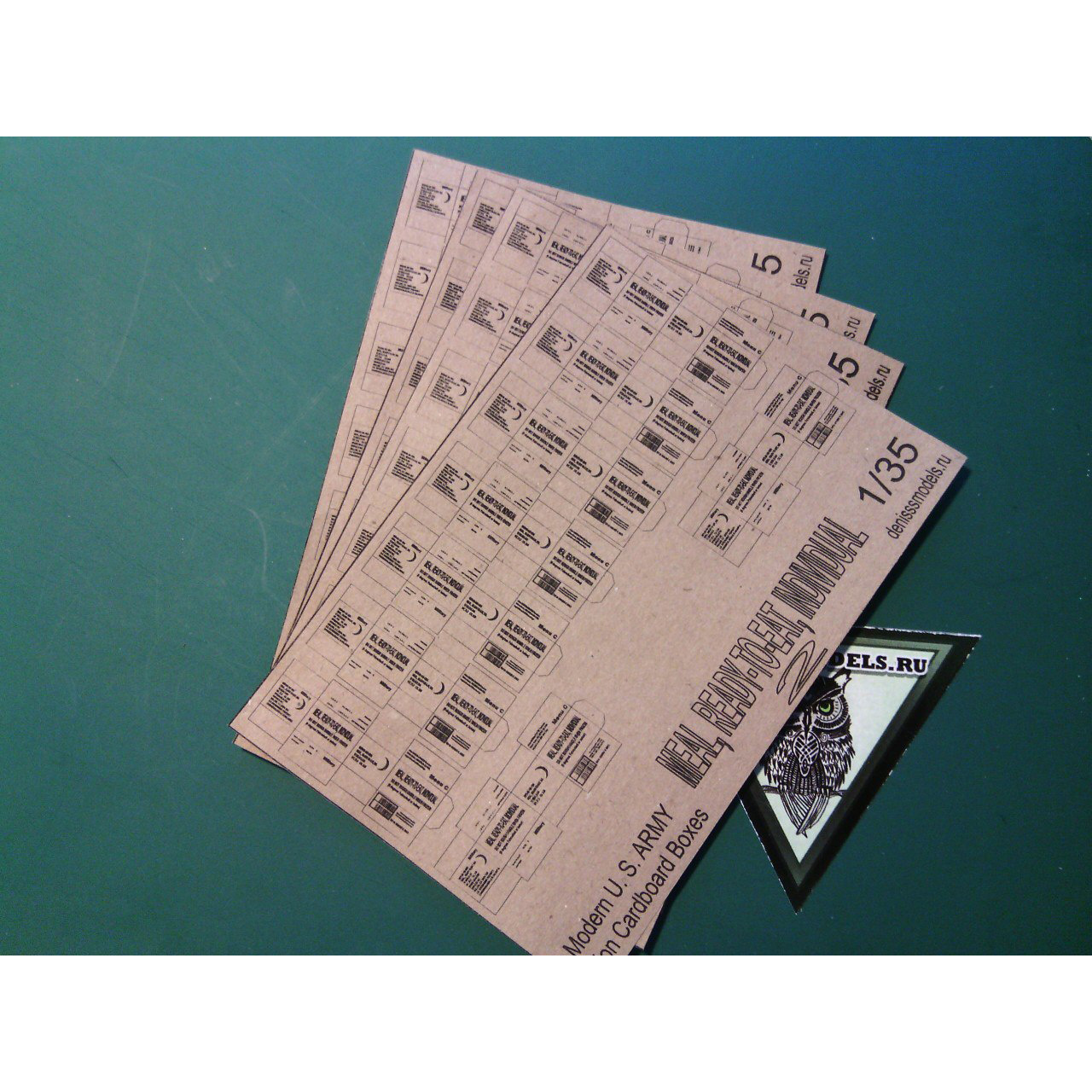 DMS-06033 ДМС 1/35 Современные картонные коробки армейского рациона США