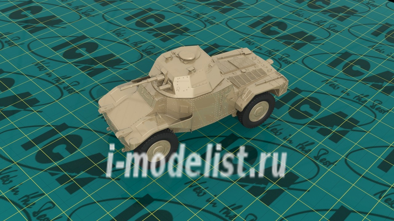 35374 ICM 1/35 Panzerspähwagen P 204 (f), WWII German Armored Vehicle