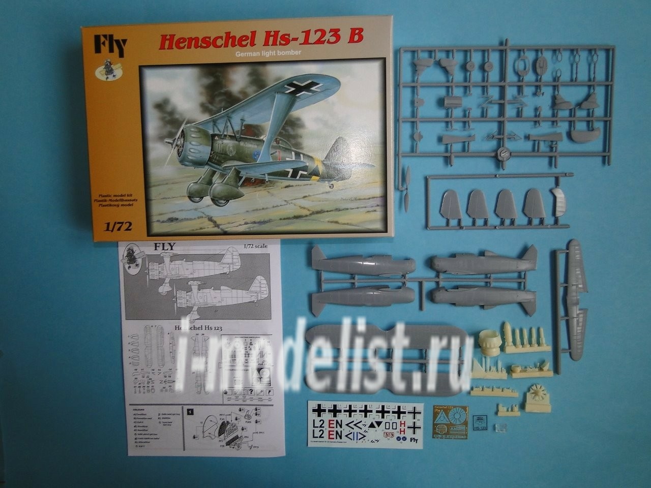 FLY 1/72 Henschel Hs-123B plastic kit 