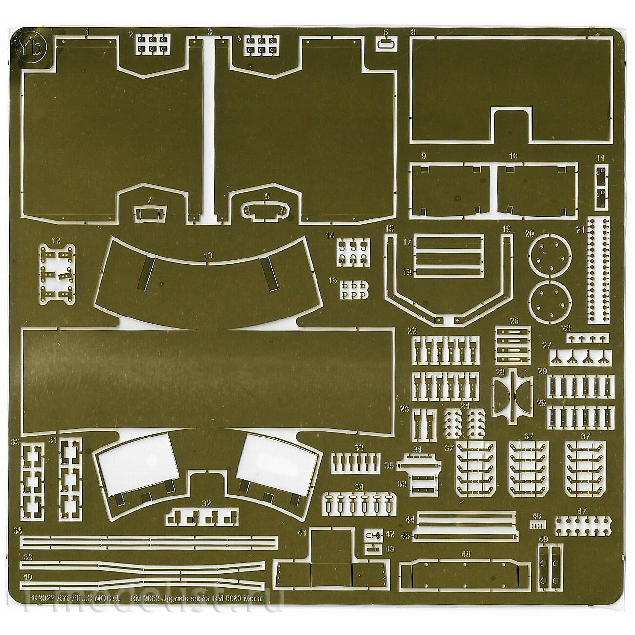 RM-5140 Rye Field Model 1/35 Notмецкий танк Sd.kfz.181 Tiger I (ранний, Курск 1943) с двигателем и фигуркой Михаэля Виттманна