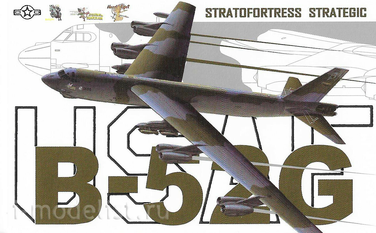 L1009 Great Wall Hobby 1/144 B-52G Stratofortress Strategic Bomber (late)
