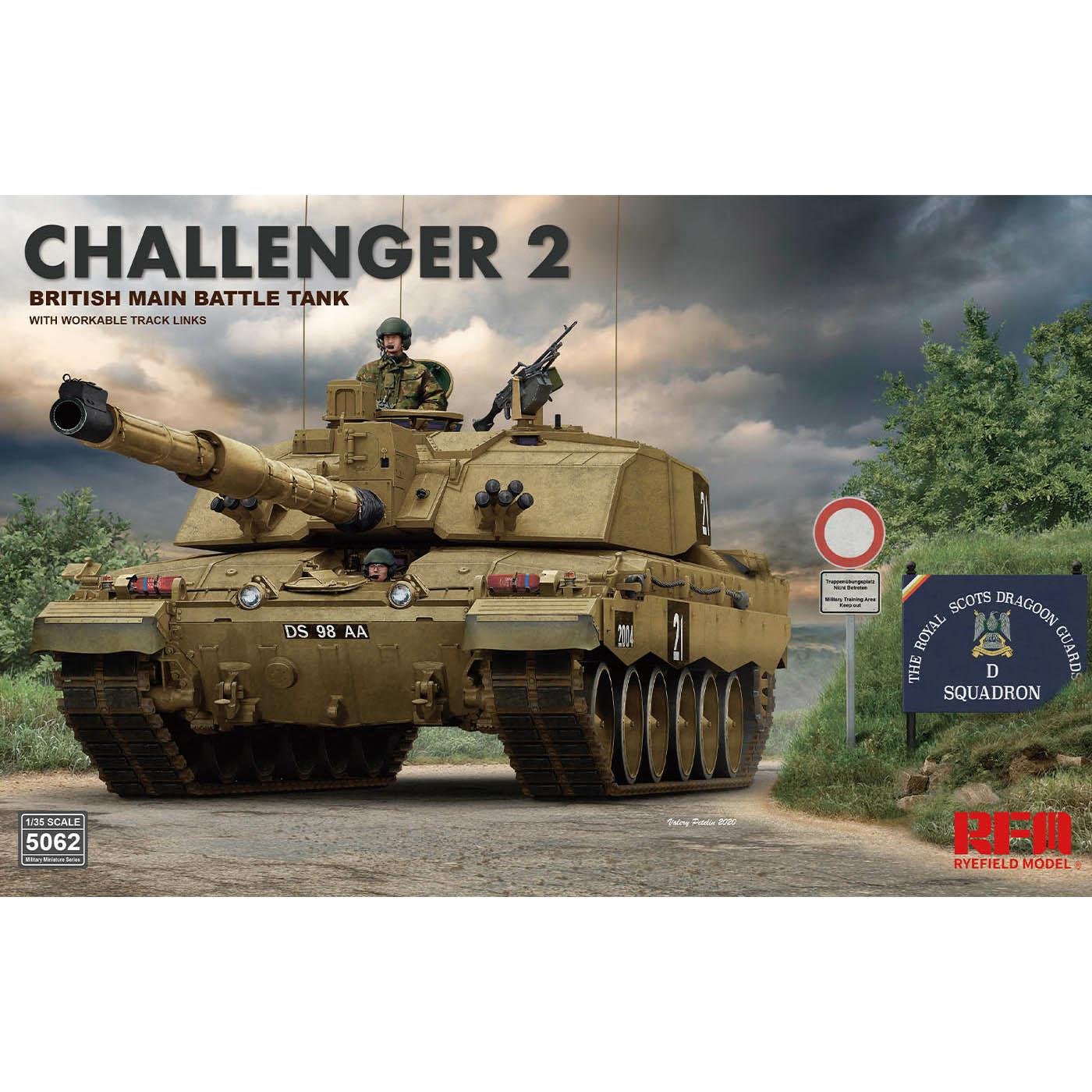 RM-5062 Rye Field Model 1/35 Tank British Challenger 2