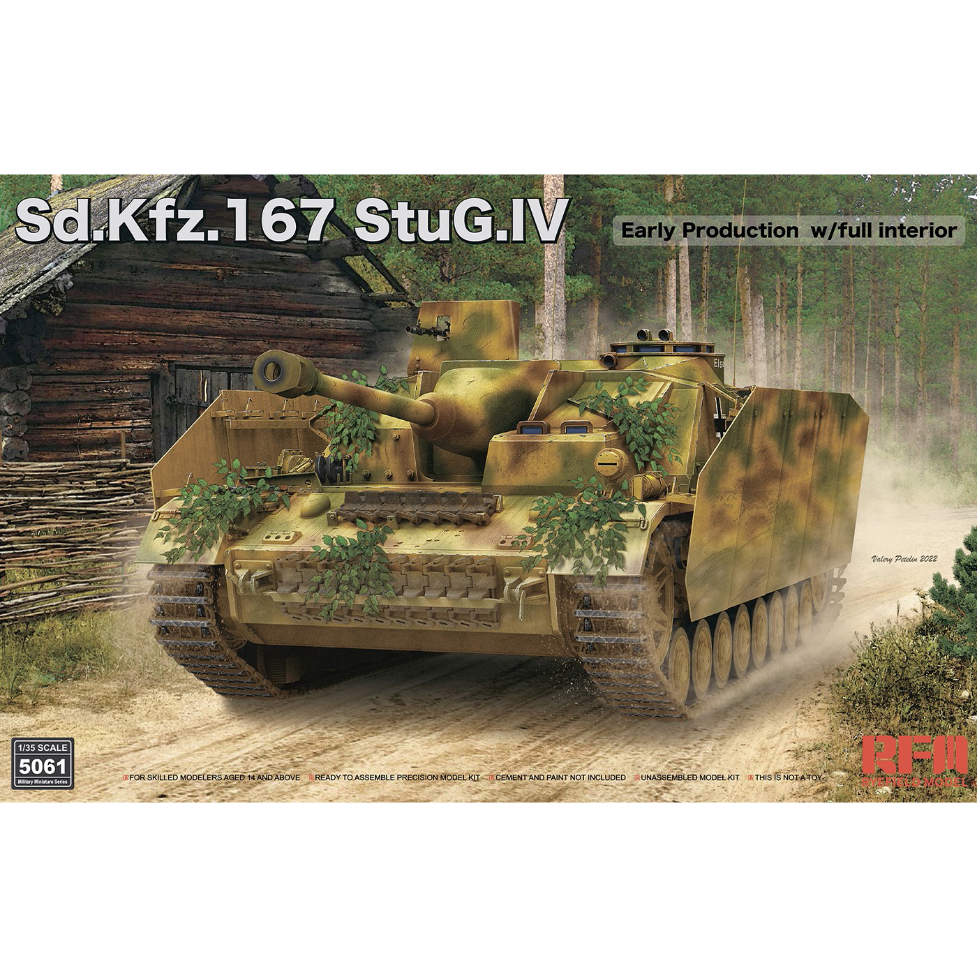 RM-5061 Rye Field Model 1/35 Sd.Kfz. 167 StuG IV (Early with Full interior)