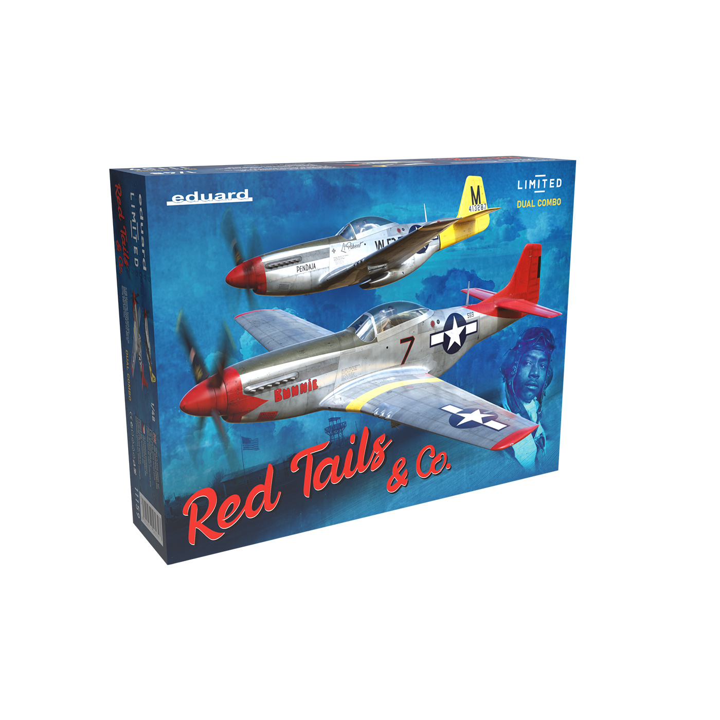 11159 Eduard 1/48 Fighter P-51D Mustang, RED TAILS & Co. Combo (2 in 1)