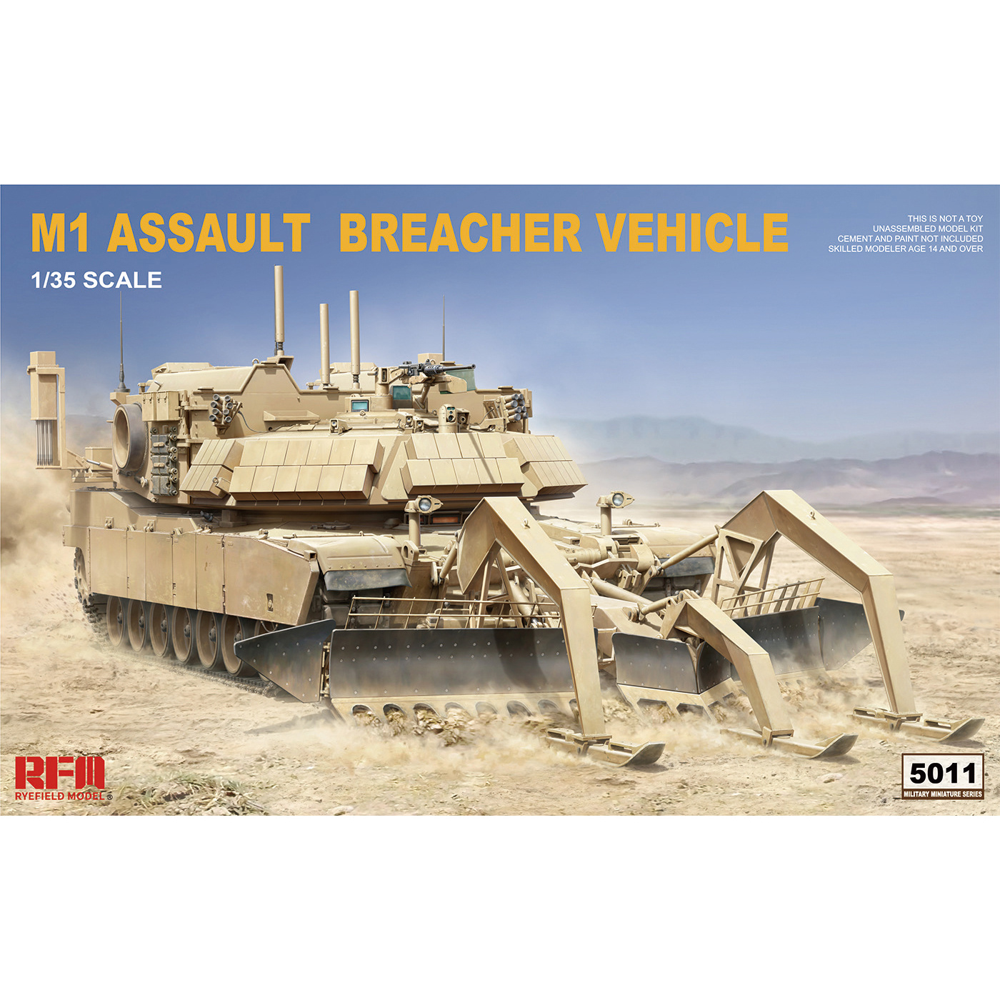 RM-5011 Rye Field Model 1/35 M1 Assault Breacher Vehicle