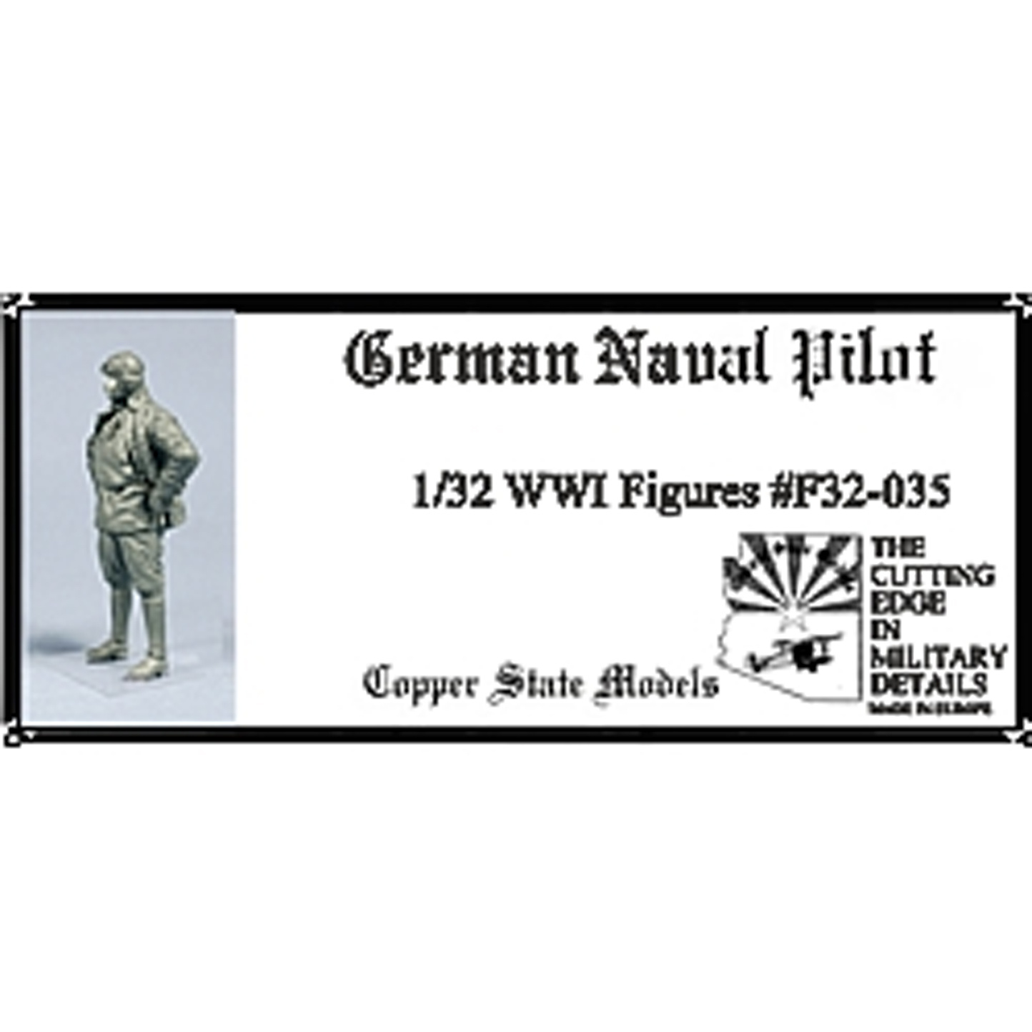 F32-035 Copper State Models 1/32 Пилfrom морской авиации Германии