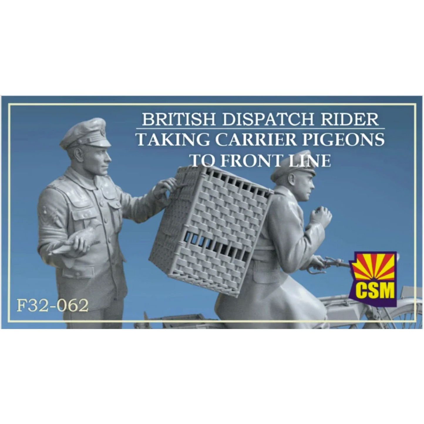 F32-062 Copper State Models 1/32 Британский связной, toставляющий почтовых голубей на переtoвую