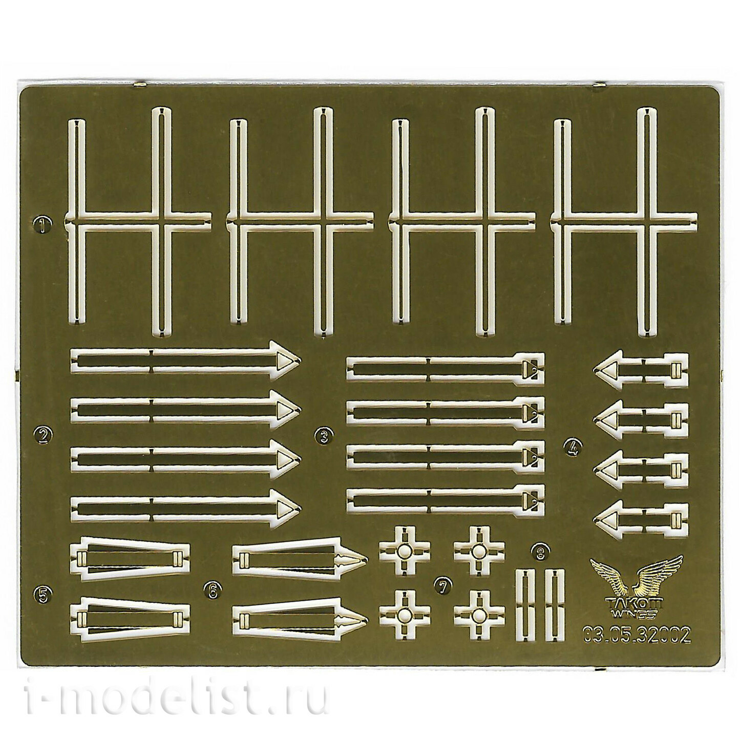 32001W Takom 1/32 Ho 229 BOX 2: Ho229A + Ho229B + фигура пилfromа Ho229 в 1/16 масштабе