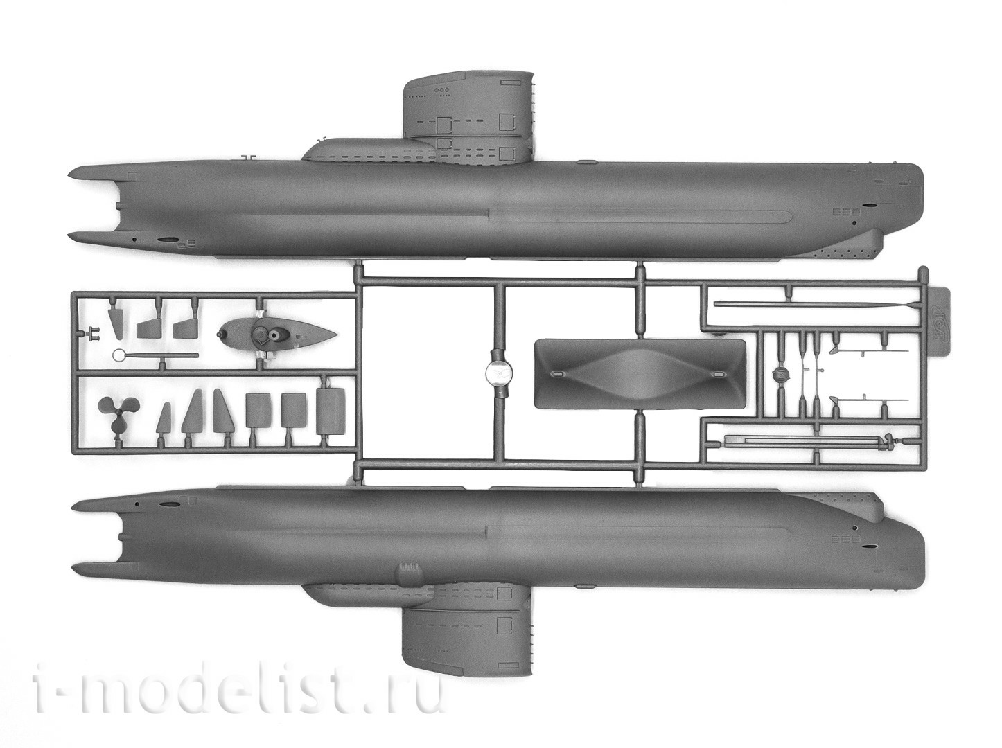S. 004 ICM 1/144 German submarine, type XXIII