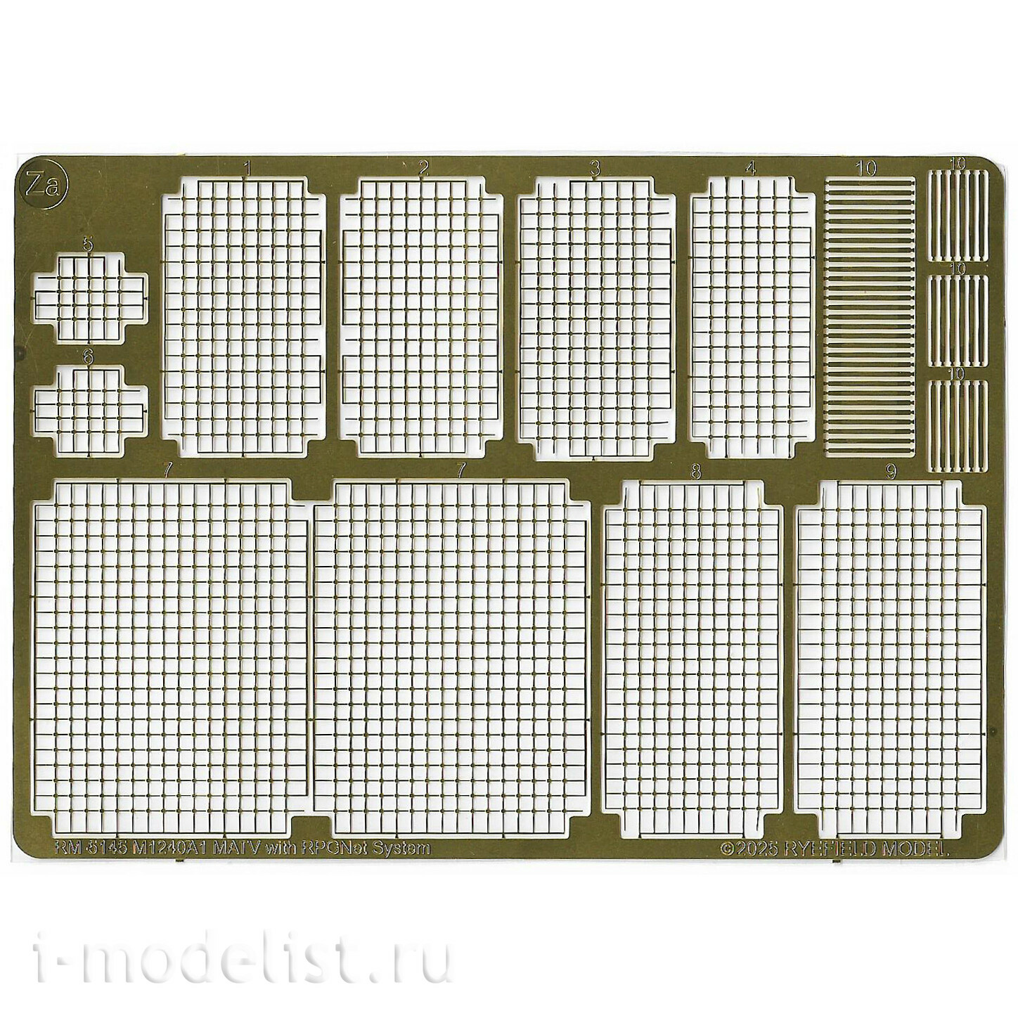 RM-5145 Rye Field Model 1/35 Американский бронированный внеtoрожник MRAP (Mine-Resistant Ambush Protected) M1240A1 M-ATV с системой RPGNET