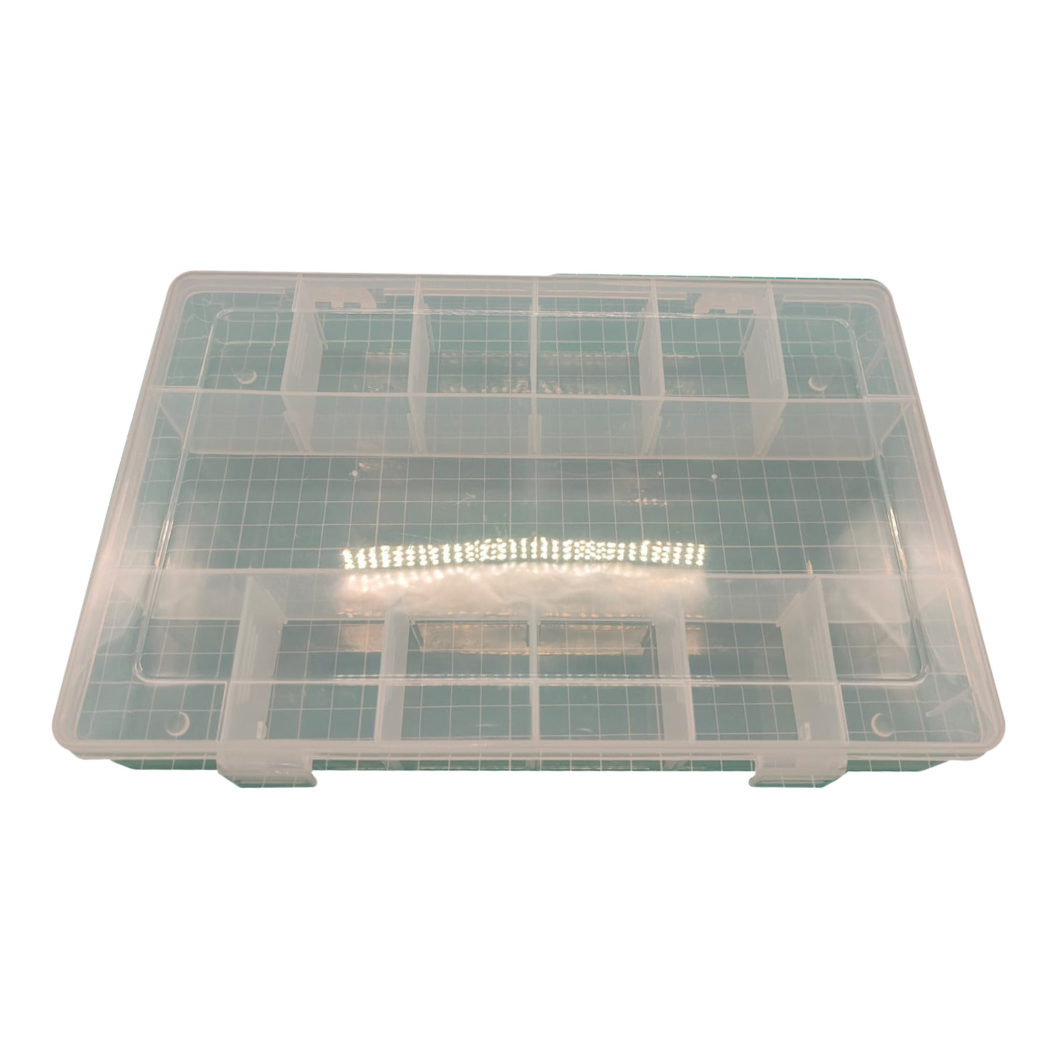 MW-BOX06 MANWAH Прозрачный пластиковый ящик для хранения 26.5х17х4 см