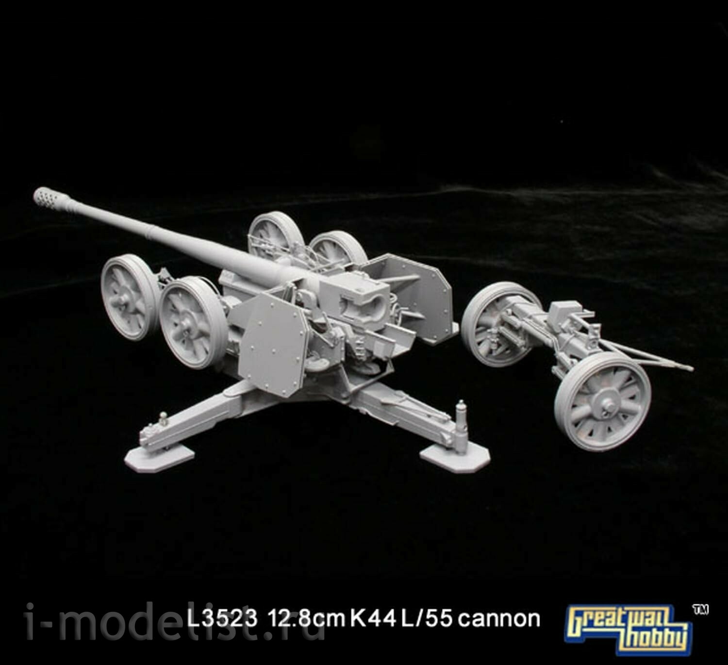L3523 Great Wall Hobby 1/35 German anti-tank gun 12.8 cm K 44 L/55