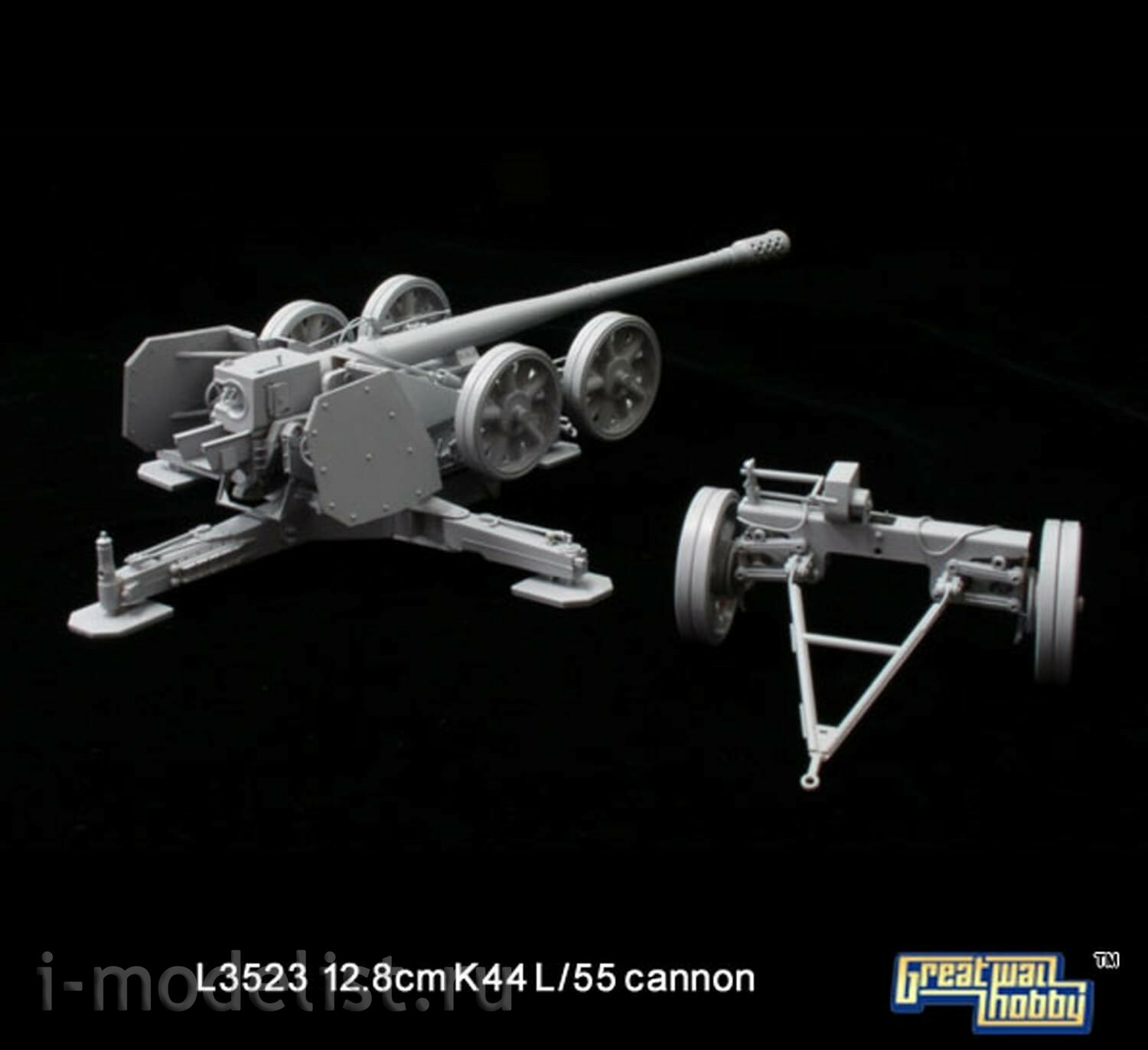 L3523 Great Wall Hobby 1/35 German anti-tank gun 12.8 cm K 44 L/55