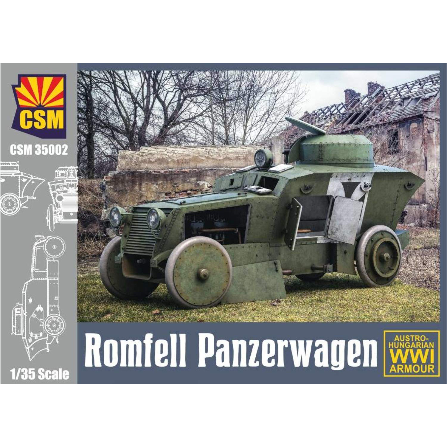 CSM35002 Copper State Models 1/35 Romfell Panzerwagen