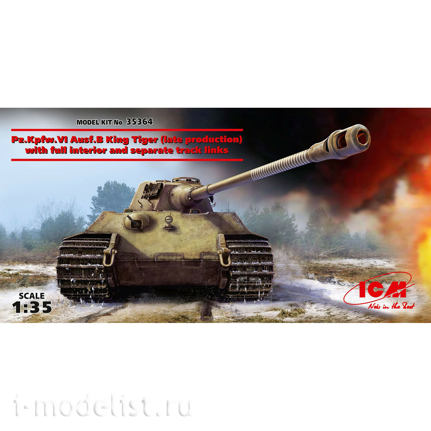 35364 ICM 1/35 Pz.Kpfw.VI Ausf.B 