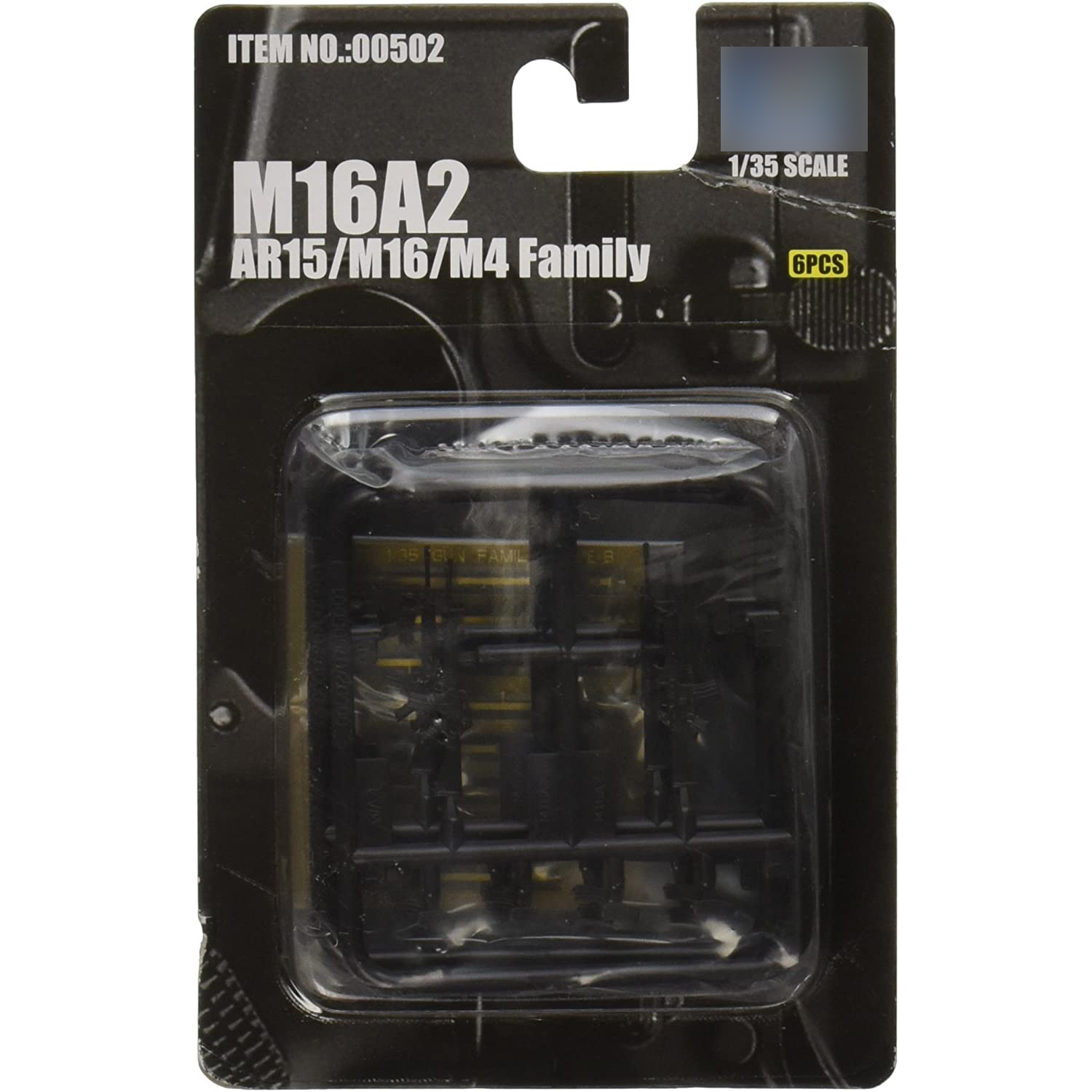 00502 Trumpeter 1/35 AR15/M16/M4 Family M16 A2 6 pcs.