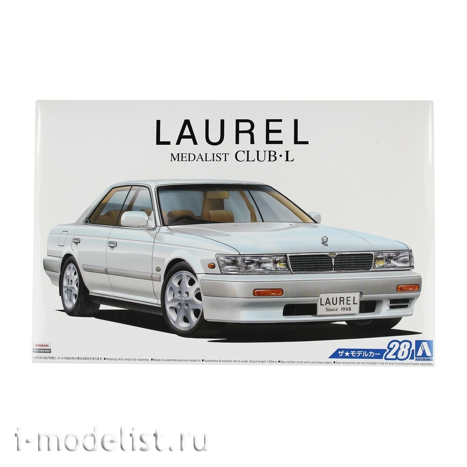 06128 Aoshima 1/24 Team model Nissan Laurel Medalist Club-L 91